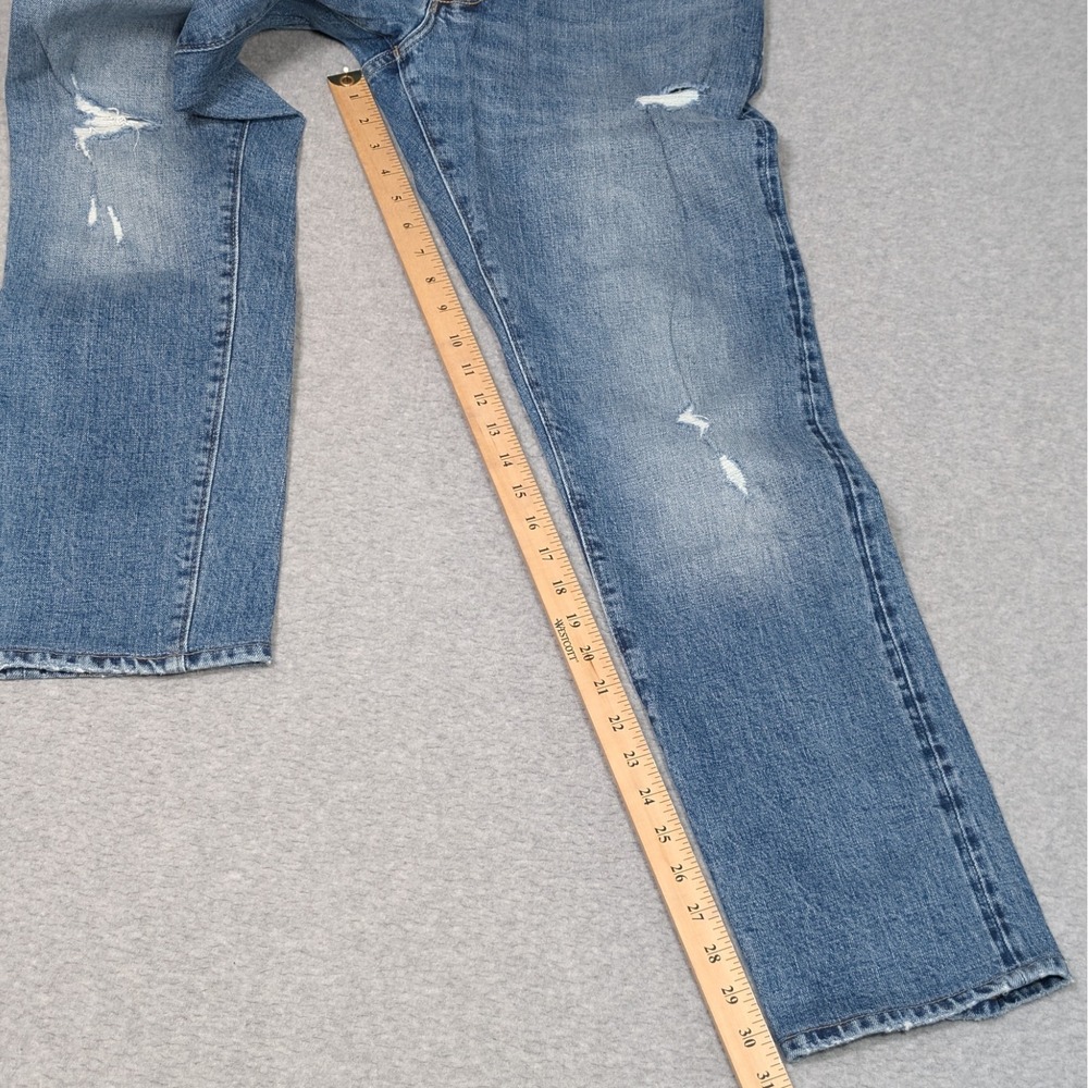 Todd Snyder NY Slim Fit Jeans Size 32x31 Japanese Selvedge Distressed Button Fly - Picture 11 of 14